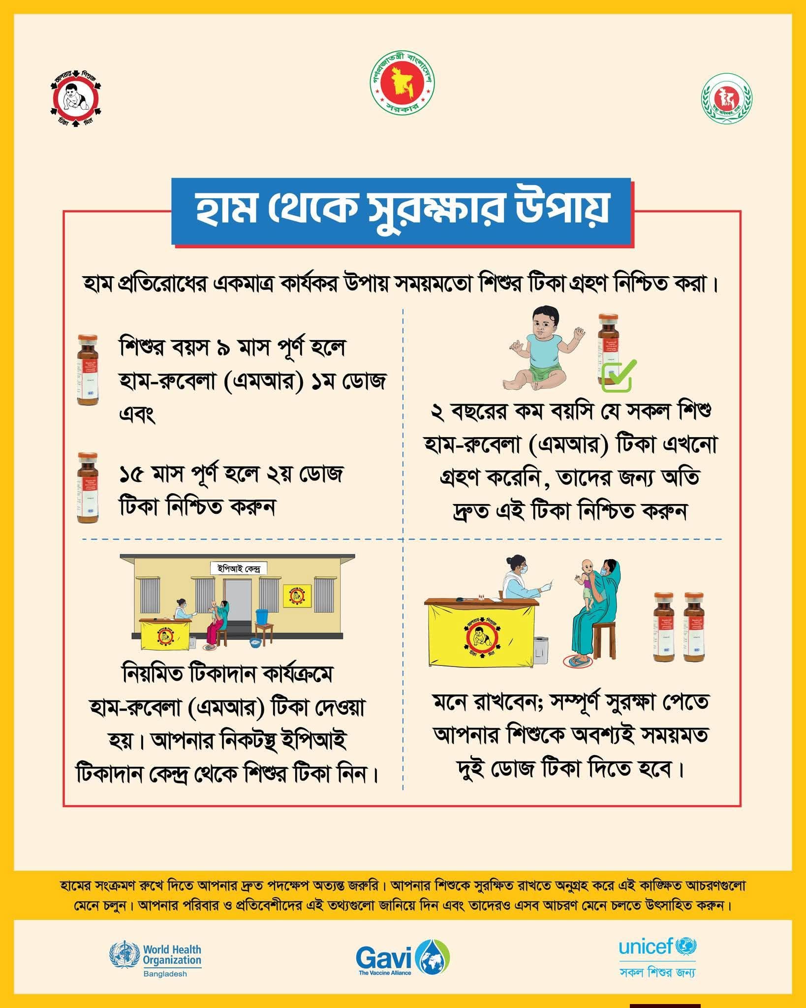 হাম ও টিকা