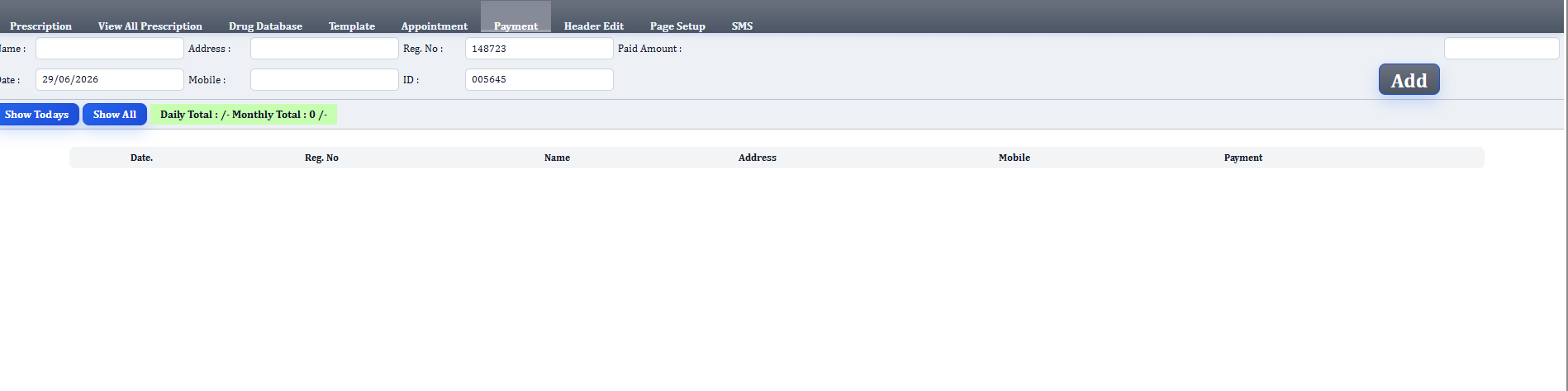 Prescription software screenshot 7